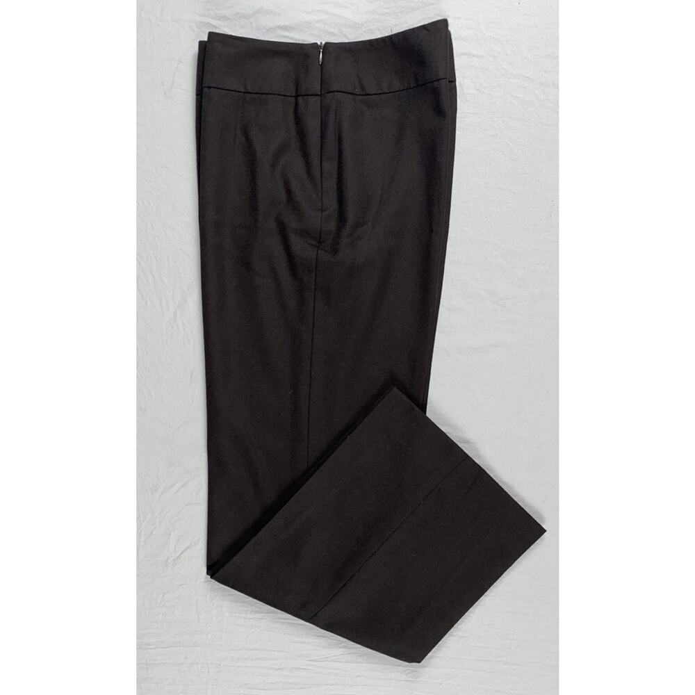 AKRIS Italy Side Zip Flare Leg Lightweight Wool Flannel Pants, Trousers. 8, EUC!